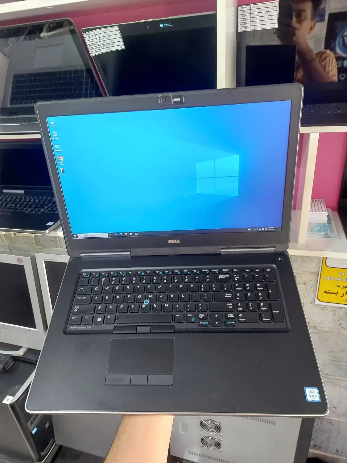 لپتاپ۱۷اینچ دل رم۳۲ حافظه۵۱۲ گرافیک مجزا i7 رندر|رایانه همراه|کرج, گلشهر|دیوار