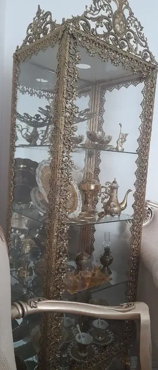 بوفه ویترین و میز تی وی برنز|بوفه، ویترین، کنسول|دیواندره, |دیوار