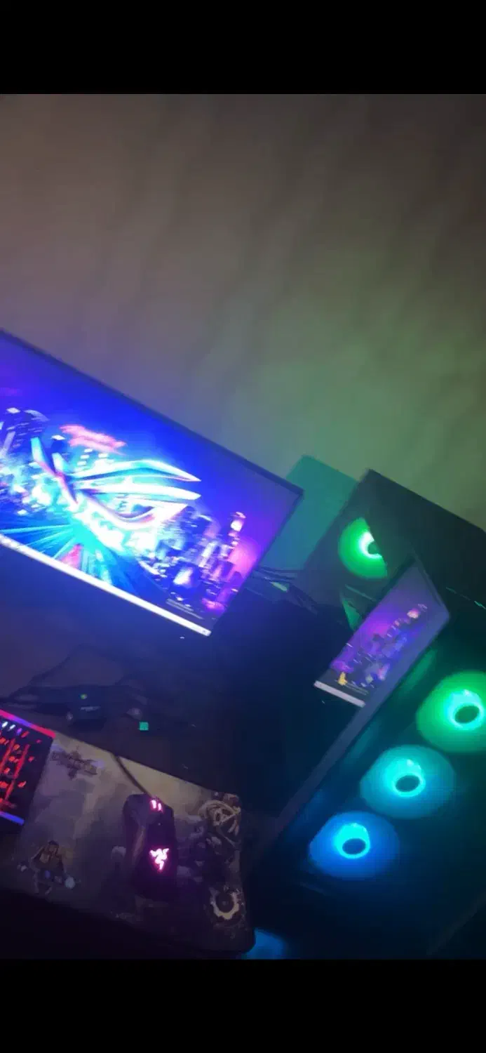 سیستم گیمینگ فول RGB با RTX 3070 Ti و مانیتور MSI|رایانه رومیزی|چالوس, |دیوار