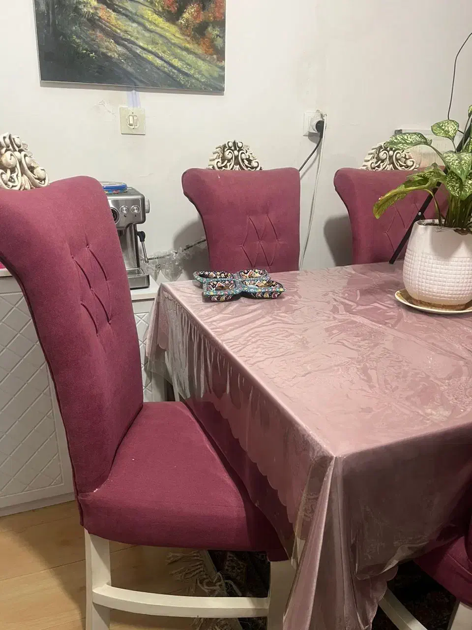 میز ناهار خوری شش نفره|میز و صندلی غذاخوری|ساری, |دیوار