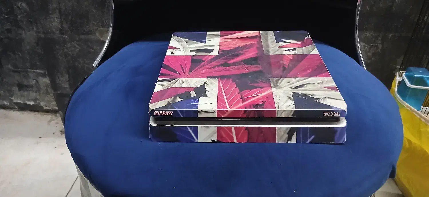 Ps4 اسلیم سیلور ۲ دسته|کنسول، بازی ویدئویی و آنلاین|امیدیه, |دیوار