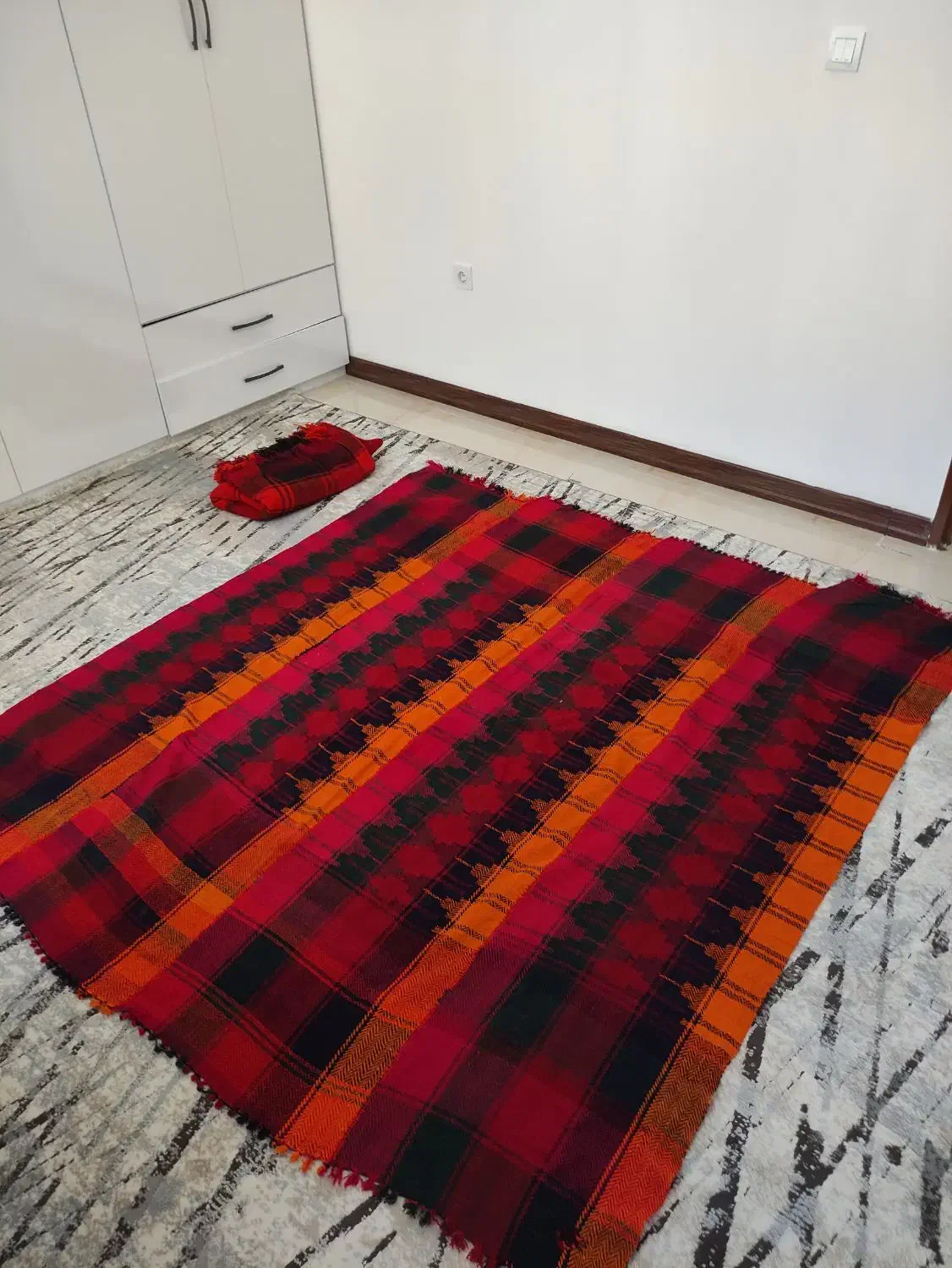 جاجیم نو|گلیم، جاجیم، گبه|ایلام, |دیوار