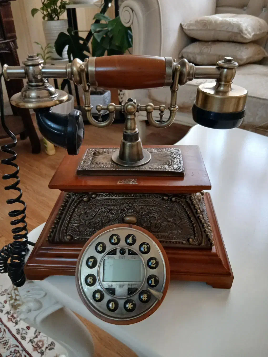 تلفن تمام چوب|تلفن رومیزی|کاشان, امیرکبیر|دیوار