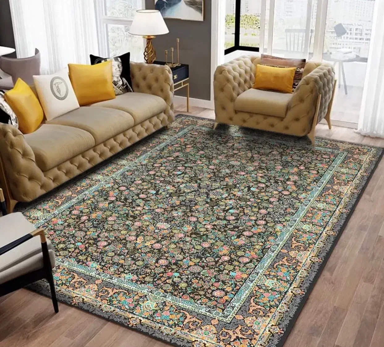 فرشینه های مدرن خاص|فرش|قم, نخودی|دیوار