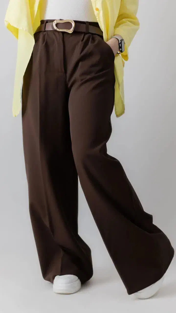 شلوار بگ مازراتی قهوه ای ترند|لباس|قم, شهرک مهدیه (مدرس)|دیوار