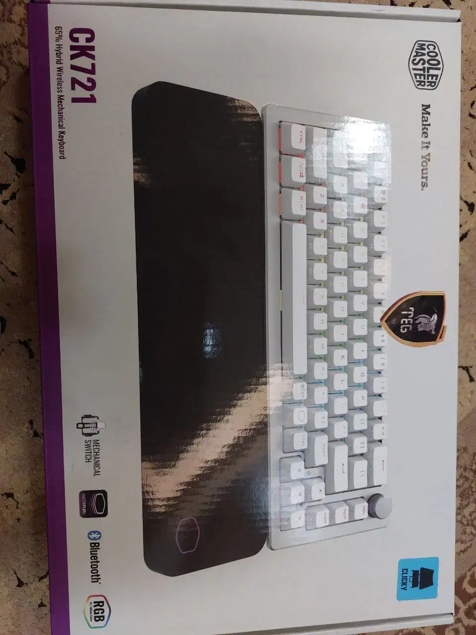 کیبورد گیمینگ Cooler master ck721 سفید|قطعات و لوازم جانبی رایانه|تهران, علم و صنعت|دیوار