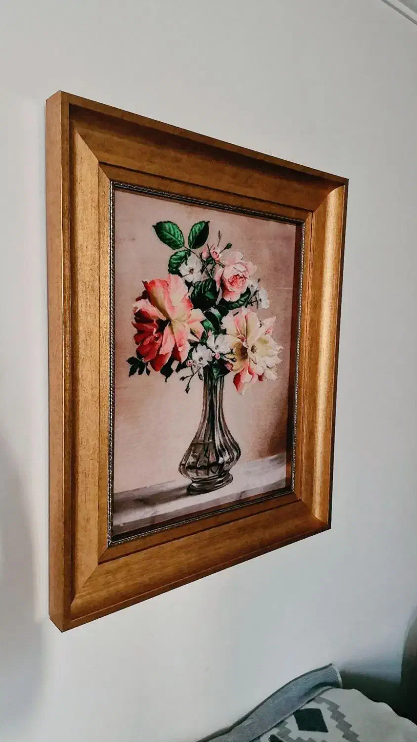 تابلو فرش طرح گلدان|تابلو فرش|تهران, باغ فیض|دیوار