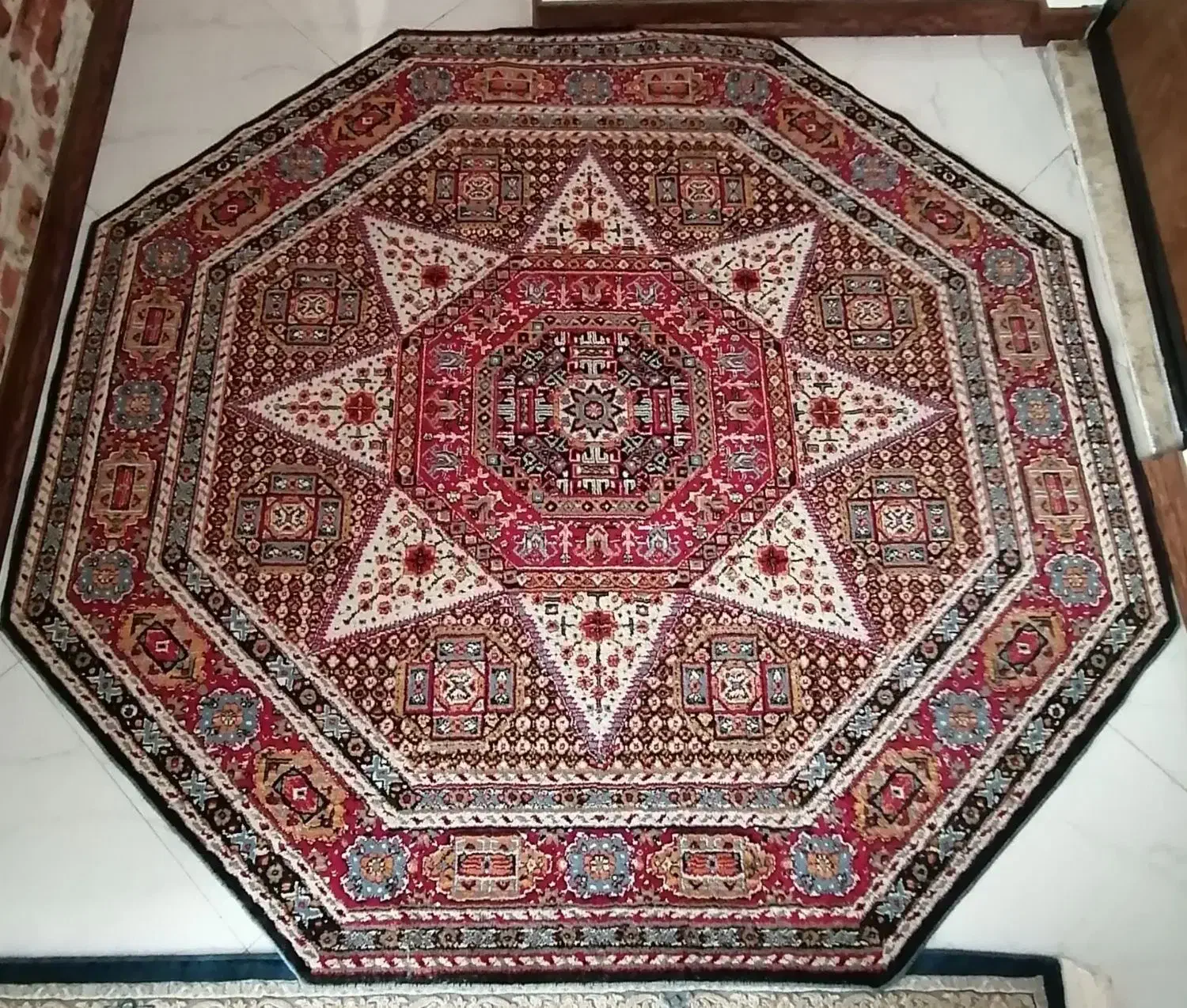 فرش ماشینی 8 ضلعی|فرش|تهران, شهرک فردوس (حسینی)|دیوار