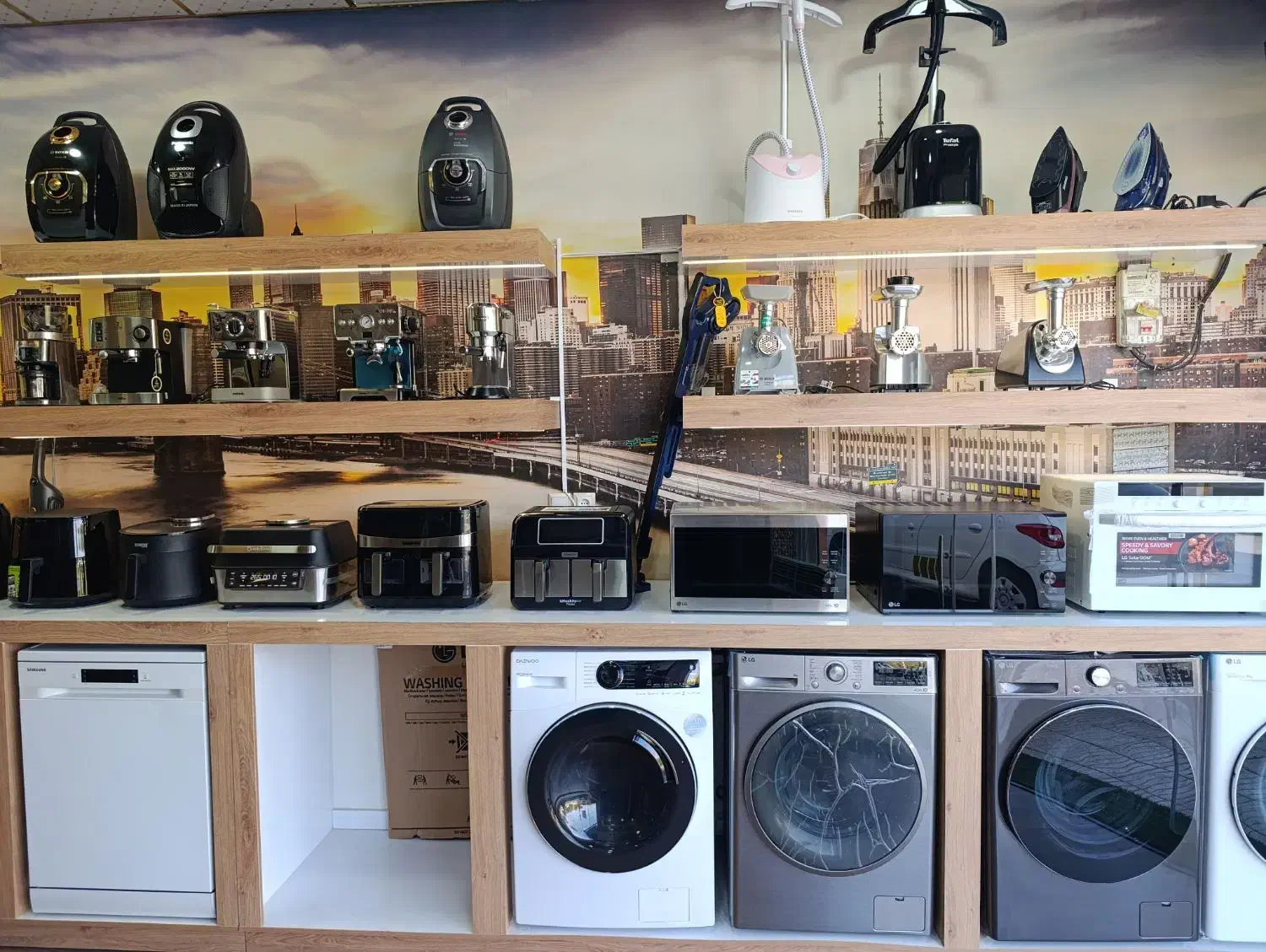 سرخکن سولار ماکروویو اسپرسو ساز خردکن جارو اتوبخار|سماور، چای‌ساز، قهوه‌ساز|شیراز, شهرک پرواز|دیوار