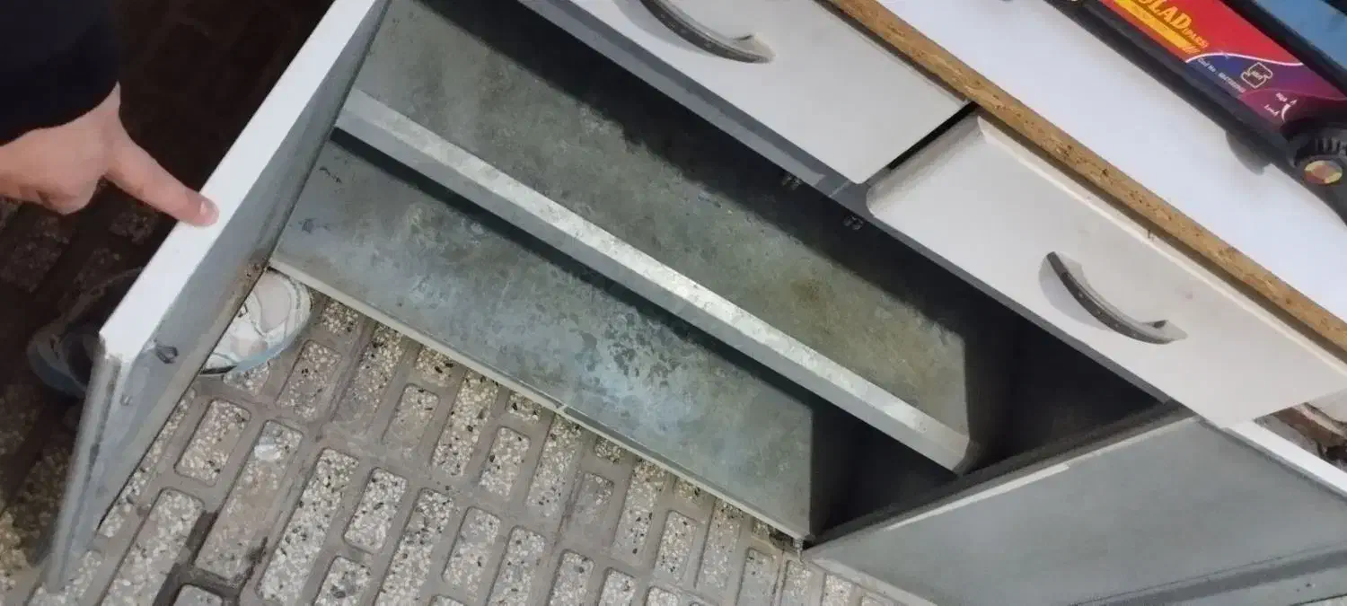 کابینت فلزی|آب‌چکان و نظم‌دهنده ظروف|اردبیل, |دیوار