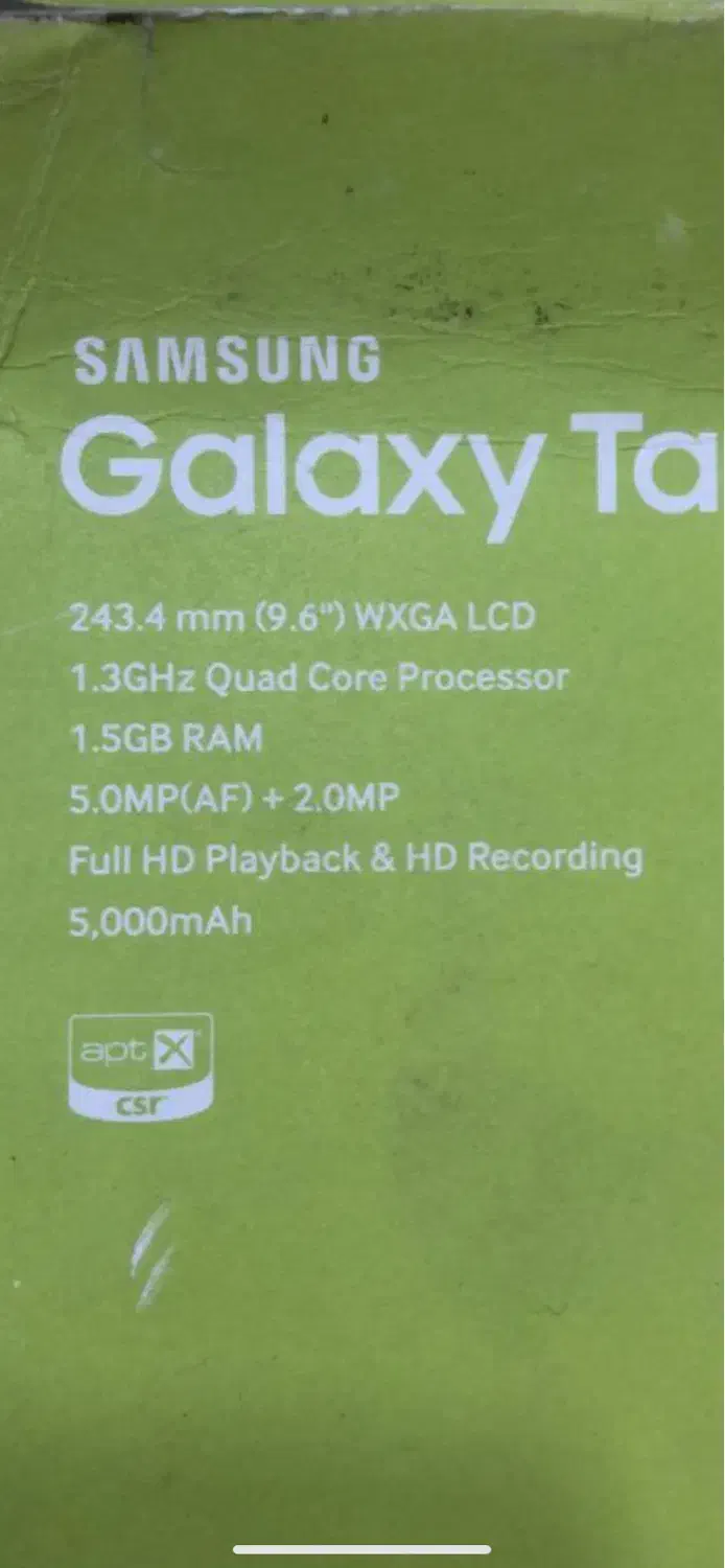 تبلت ۱۰ اینچ سالم سامسونگ|تبلت|خوی, |دیوار