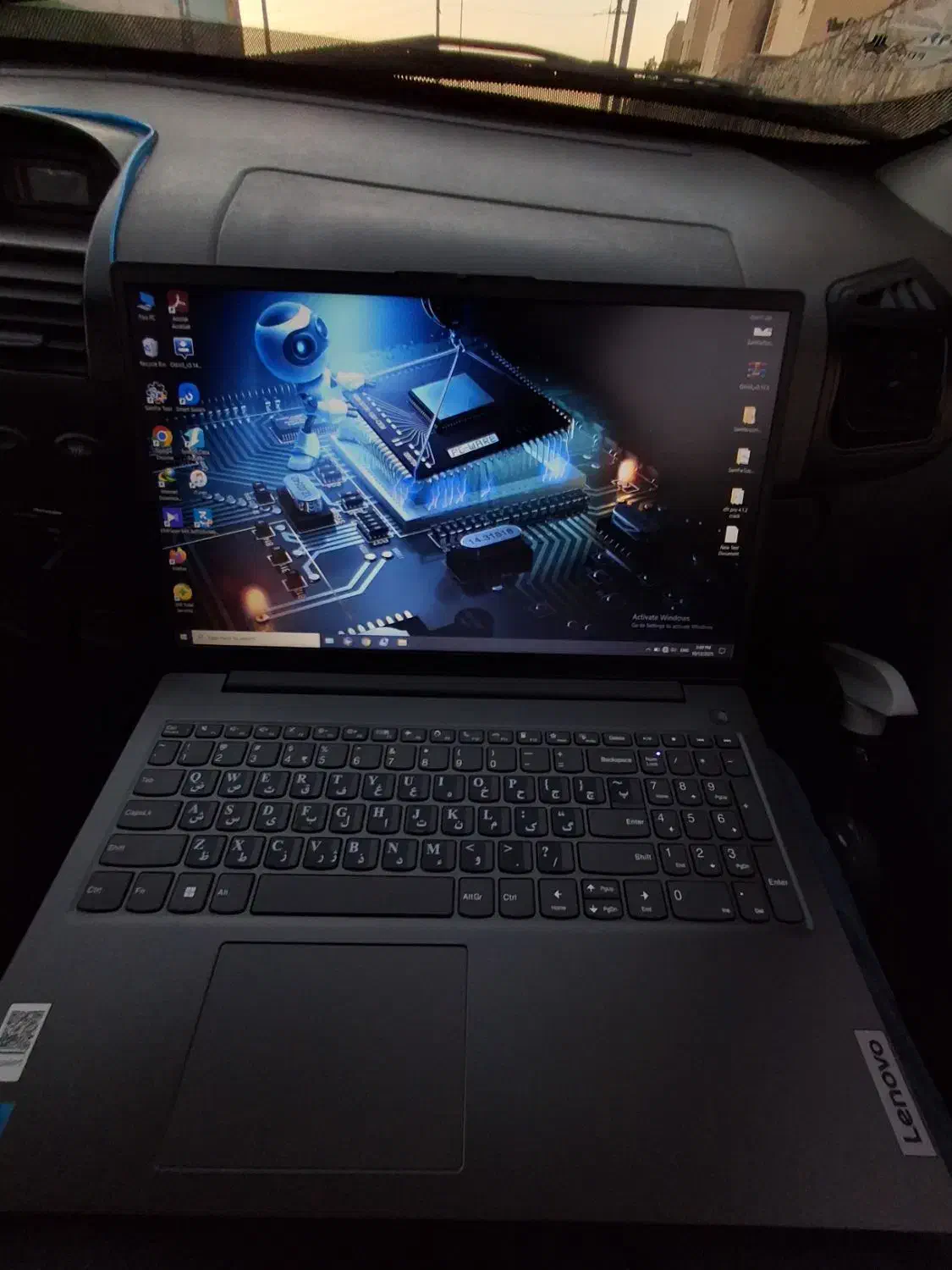 لپتاپ لنوو V15 G3 فوق العاده سالم و کم کارکرد|رایانه همراه|هشتگرد, شهرک ریحانه|دیوار