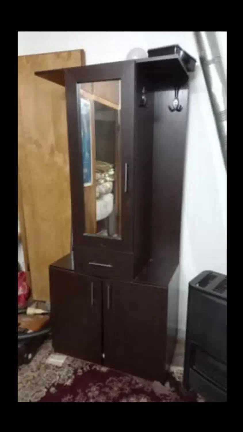 کمد همراه جا کفشی|جاکفشی، کمد، دراور|گرگان, |دیوار