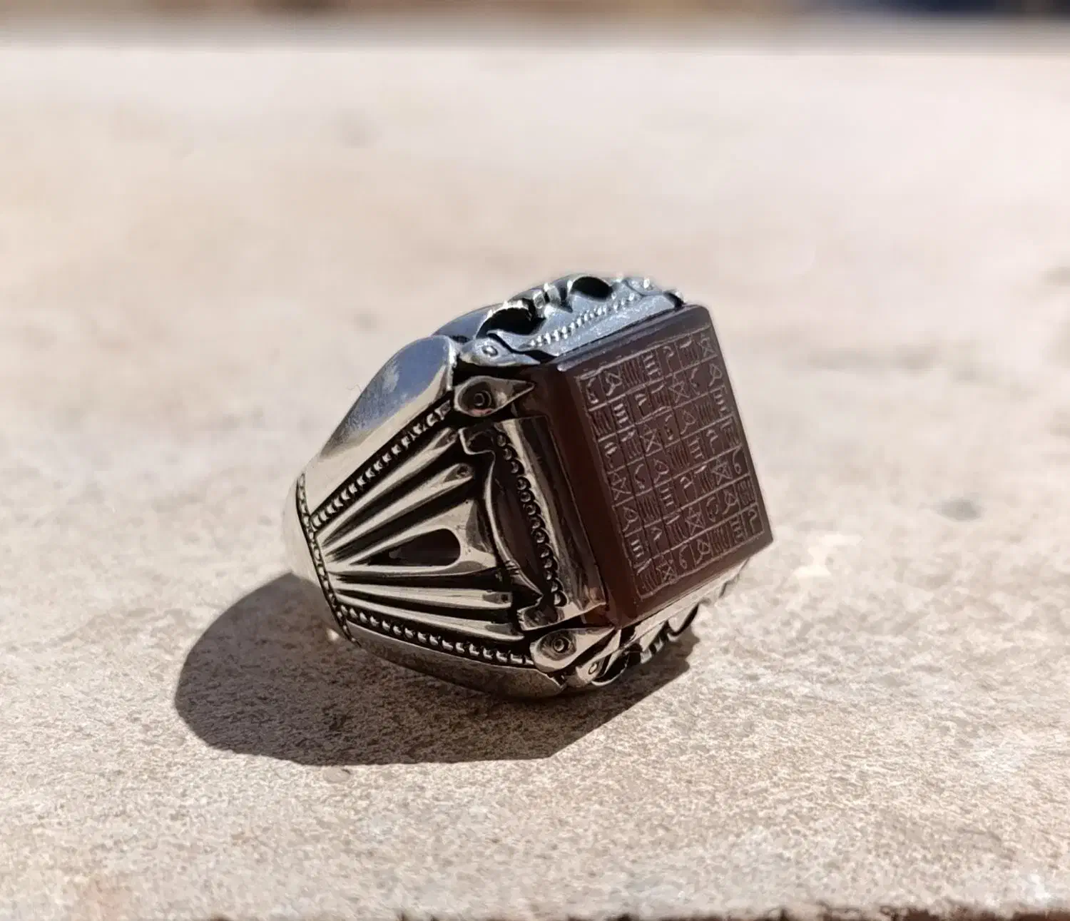 انگشتر عقیق هفت شرف|جواهرات|زنجان, |دیوار