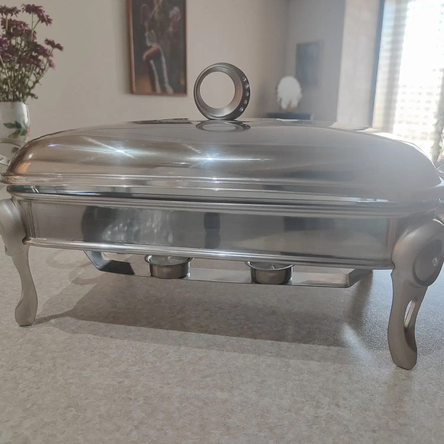 سوفله خوری برزیلی به اضافه دو عدد سینی استیل|ظروف سرو و پذیرایی|تهران, فاطمی|دیوار