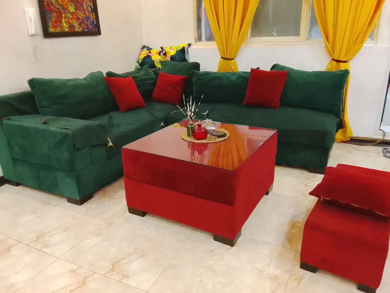 مبل ال ۷نفره|مبلمان خانگی و میز عسلی|فردیس, شهرک ارم|دیوار