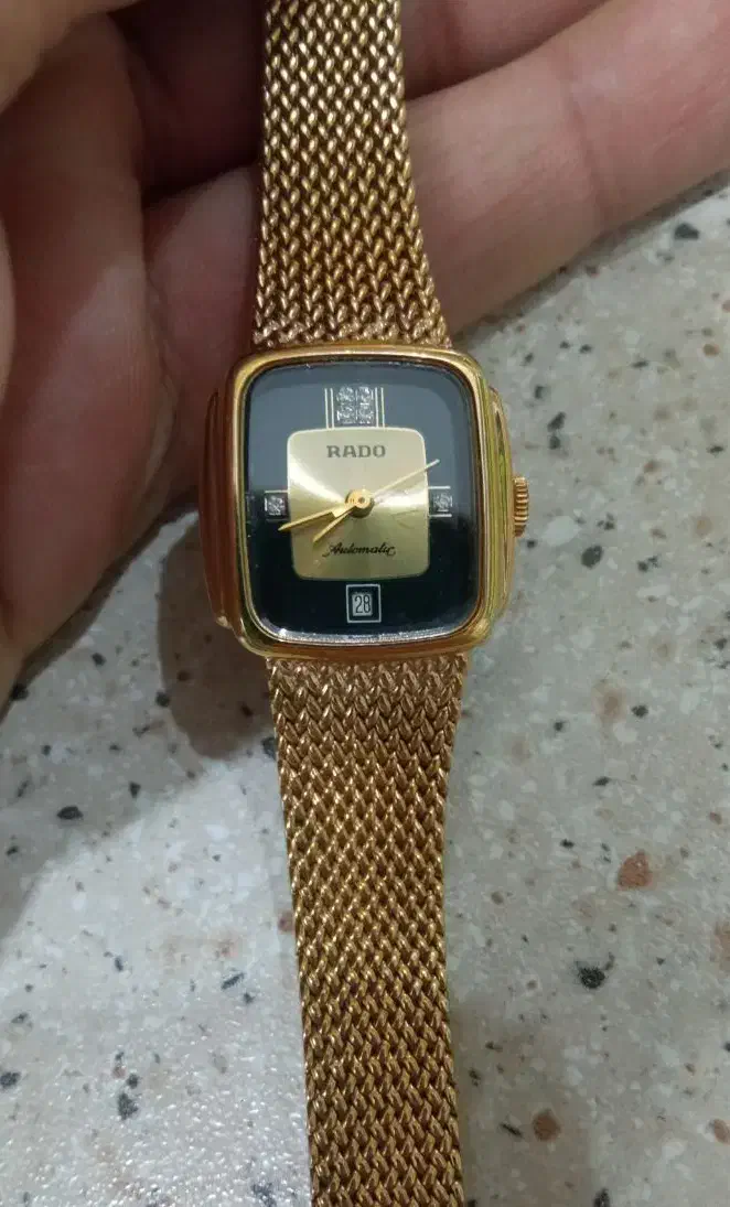 ساعت رادوسویسی زنانه کوک اتومات روکش طلاموتورطلایی|ساعت|تهران, نیروی هوایی (پیروزی)|دیوار