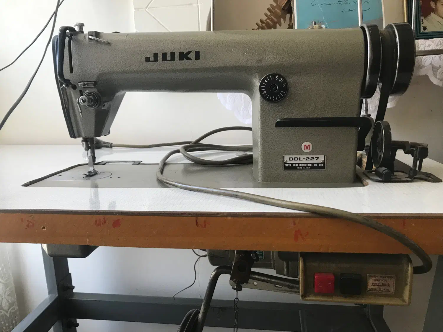 چرخ خیاطی جوکی ژاپن|چرخ خیاطی و ریسندگی|سرخه, |دیوار