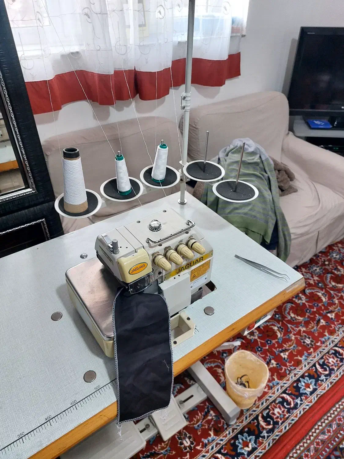 زیگزال جگوار|چرخ خیاطی و ریسندگی|خوی, |دیوار