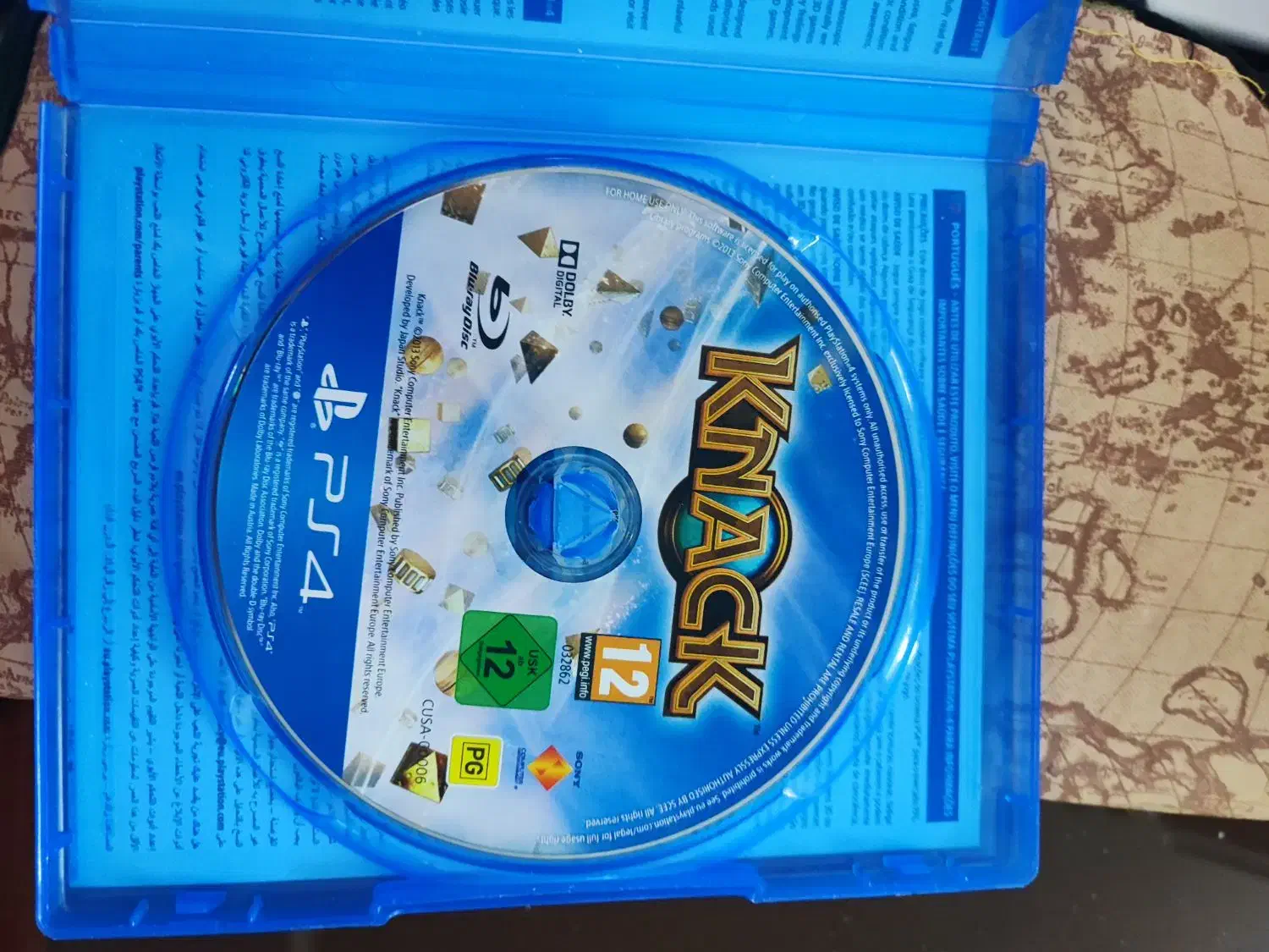 دیسک بازی ps4 کناک knack|کنسول، بازی ویدئویی و آنلاین|قم, باجک دو|دیوار