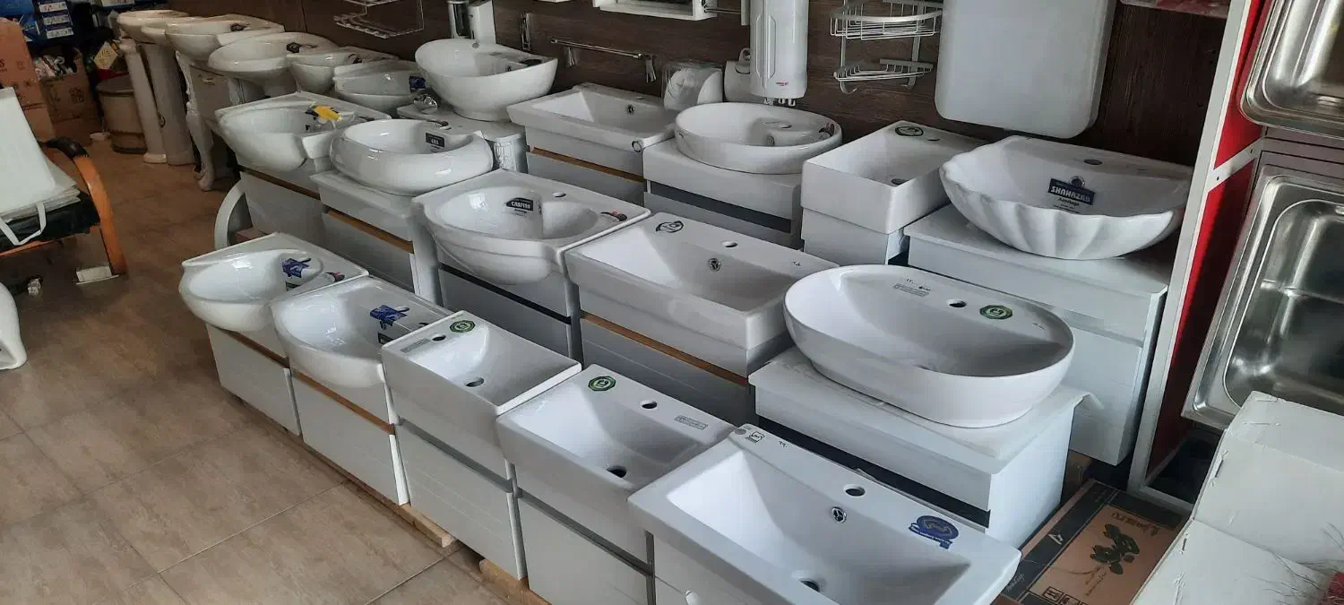 روشویی دیواری ۲۵×۴۵ سنگ پارس سرام|لوازم سرویس بهداشتی|اصفهان, شاه پسند|دیوار