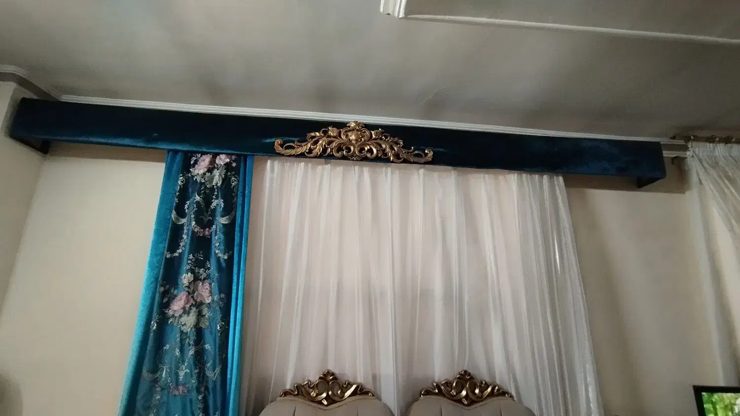 دستک پرده و کتیبه|پرده، رانر، رومیزی|مشهد, عبادی|دیوار