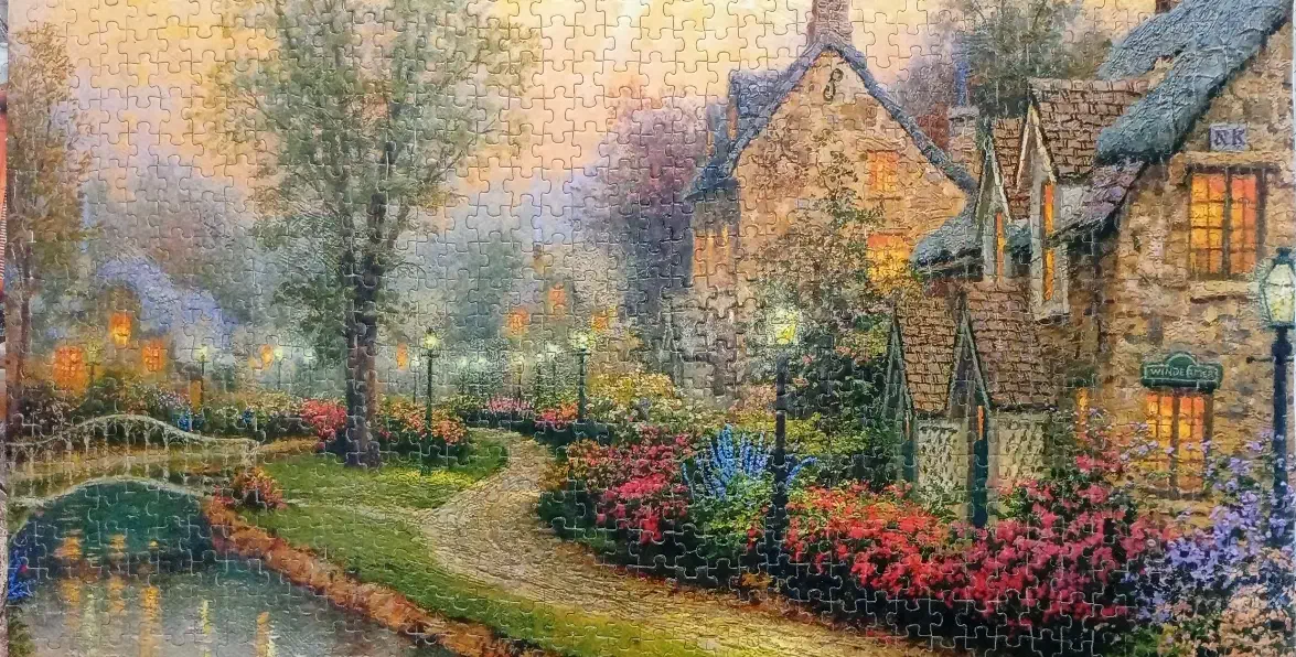 تابلو پازل زیبا روی کاغذ چسبیده|تابلو، نقاشی، عکس|تهران, سجاد|دیوار