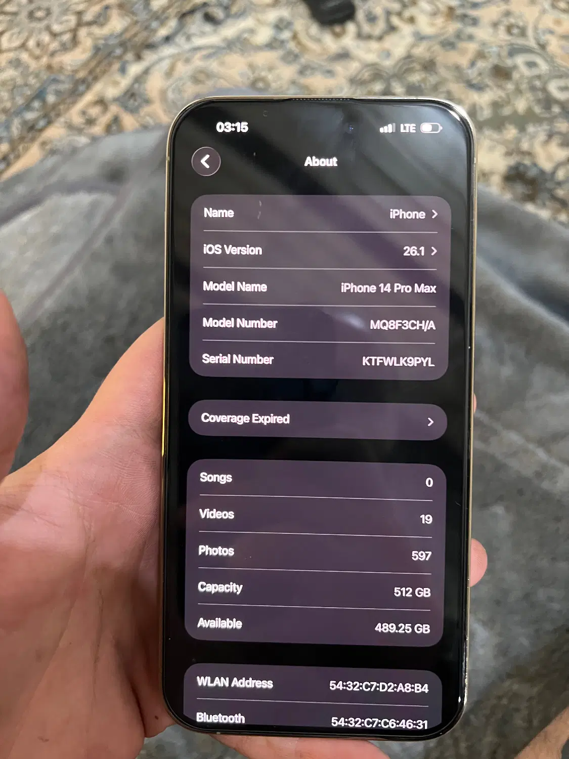 iphone14 pro max 512GiG CH|موبایل|مشهد, الهیه|دیوار