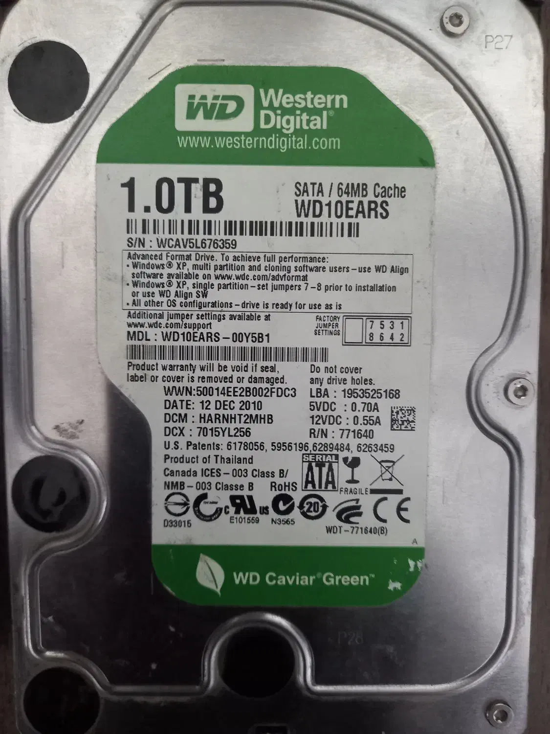 هارد ۱ ترابایت|قطعات و لوازم جانبی رایانه|کرمانشاه, |دیوار