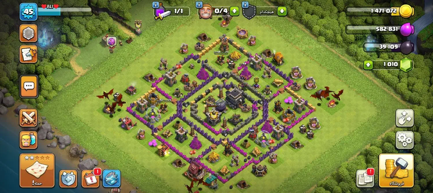 دوتا آکانت کلش آف کلنز9و 10|کنسول، بازی ویدئویی و آنلاین|شاهین دژ, |دیوار