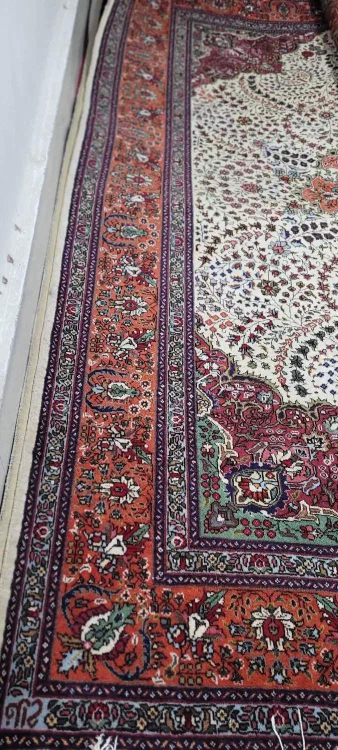 ۲ جفت فرش ۹متری کرمان قلم آذرشهر مارک فلاح|فرش|مراغه, |دیوار