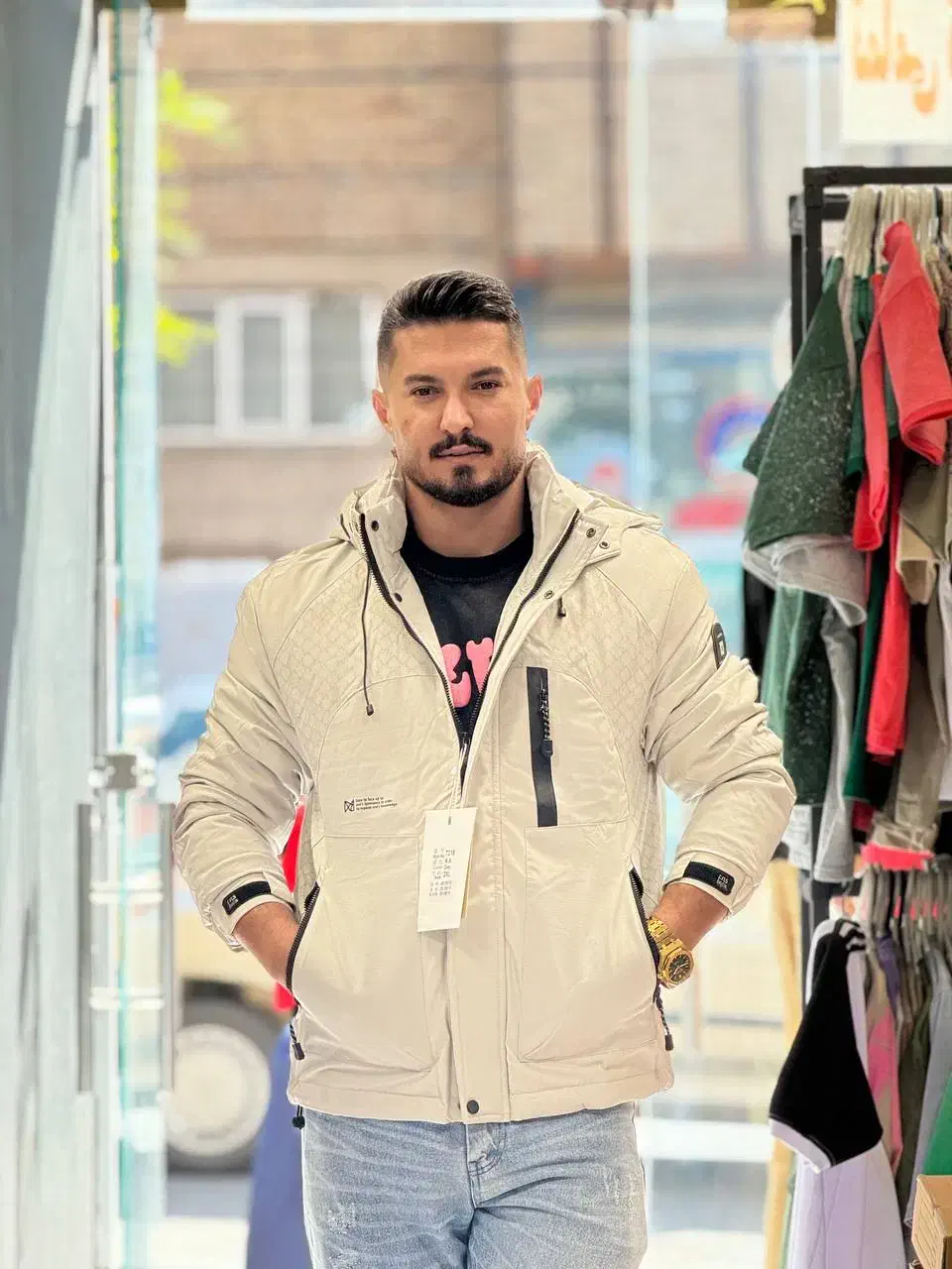 کاپشن کوهنوردی وارداتی(شوک پلاس )|لباس|تبریز, |دیوار