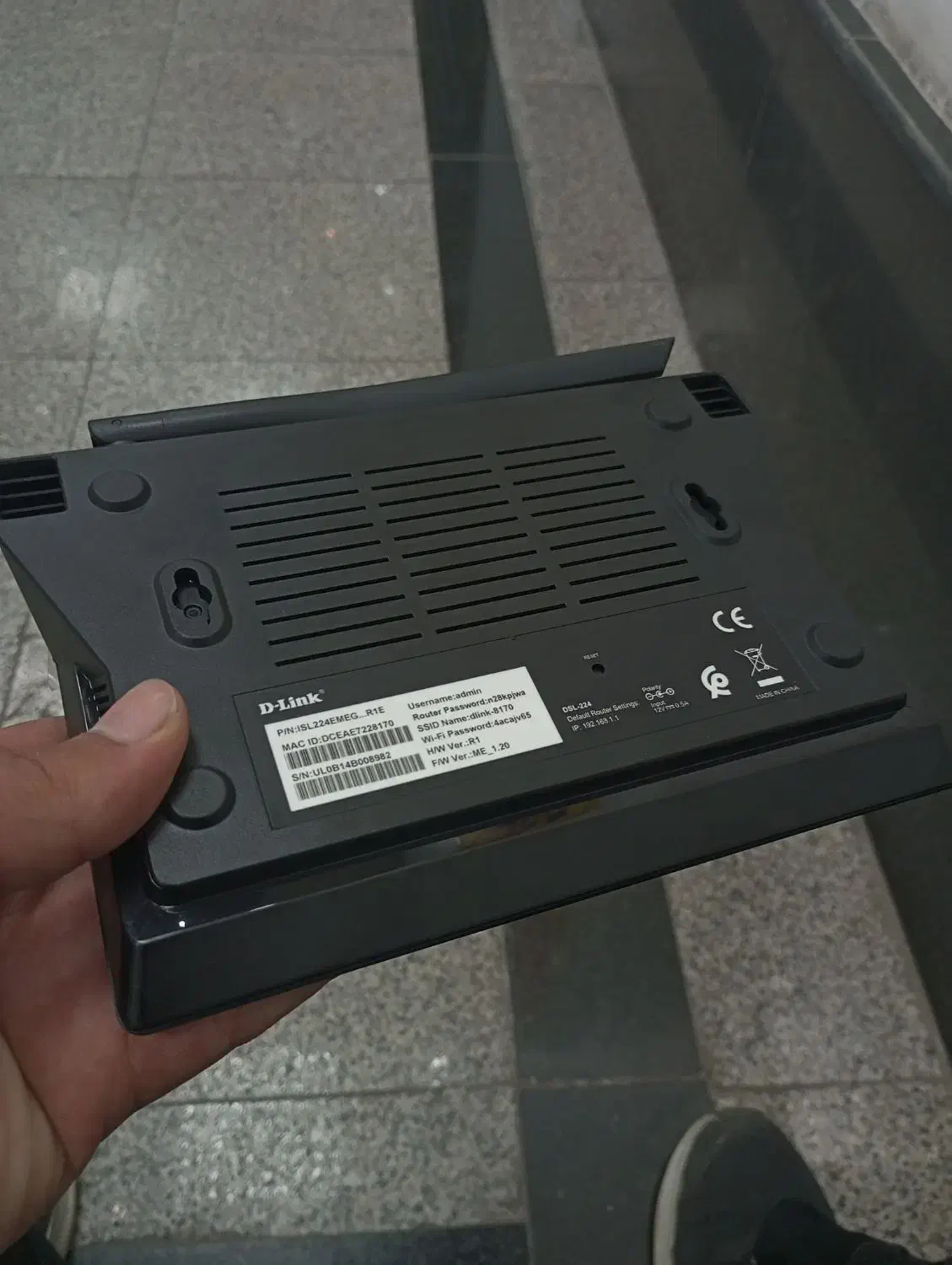 مودم D-Link دو آنتن یک ماه کارکرد|مودم و تجهیزات شبکه|اردبیل, |دیوار
