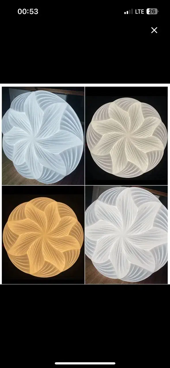 چراغ سقفی (لوستر مدرن) سه حالته|لوستر و چراغ آویز|تهران, لاله زار|دیوار