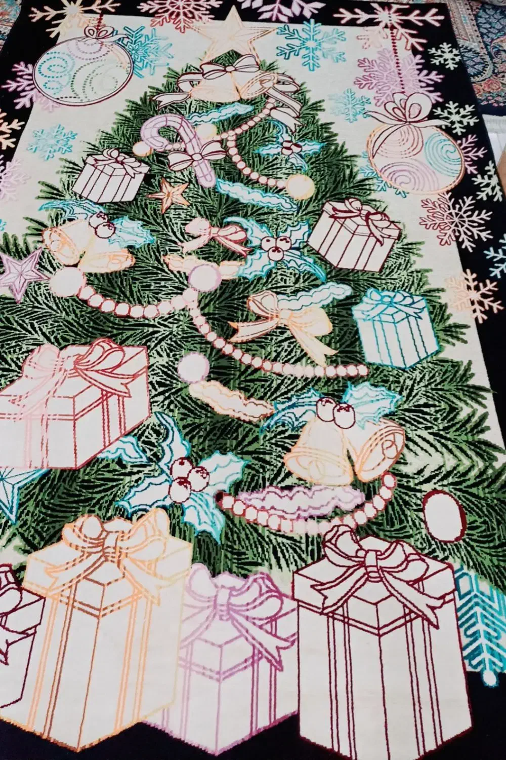 فرش ابریشمی برجسته|فرش|جم, |دیوار