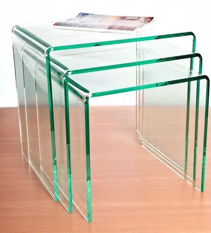 میز شیشه ای خم|مبلمان خانگی و میز عسلی|پاکدشت, خاتون آباد|دیوار