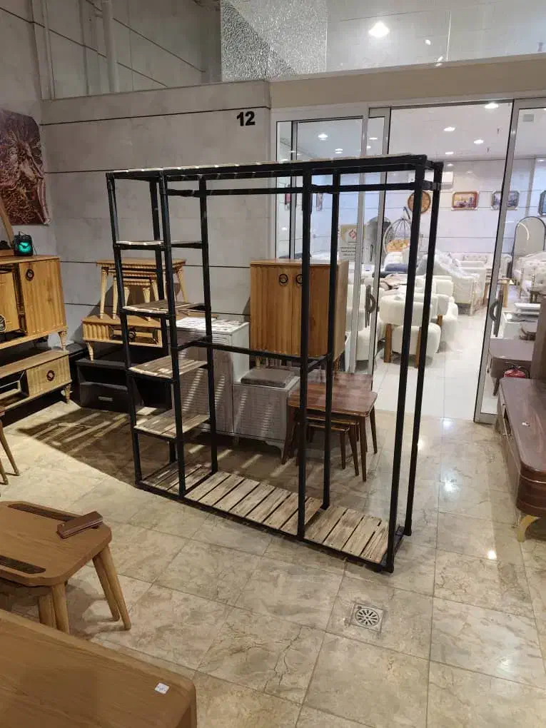 رگال لباس مستحکم زیبا قابل جابجایی|کتابخانه، شلف، قفسههای دیواری|خمینیشهر, |دیوار