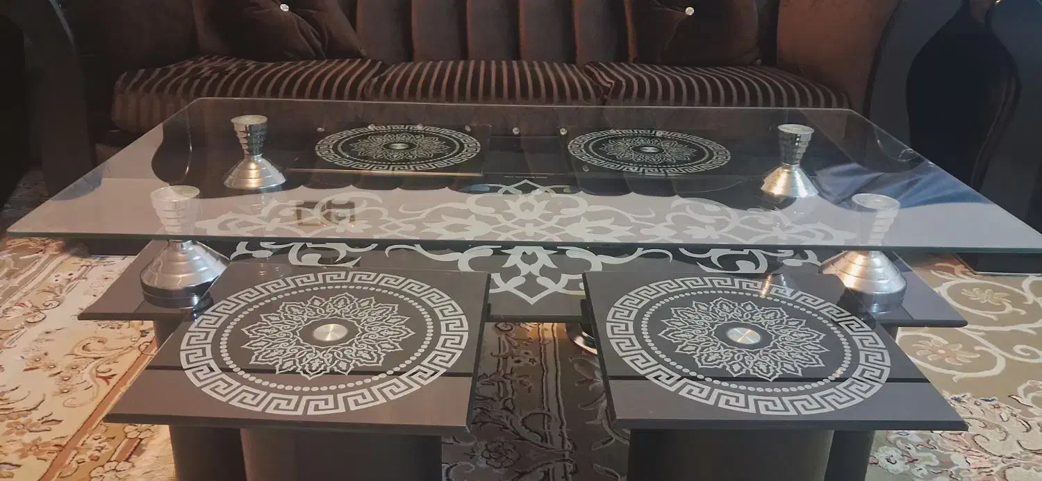 میز جلو مبلی و عسلی|مبلمان خانگی و میز عسلی|پیر بکران, |دیوار