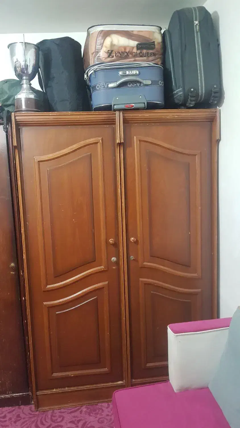 کمد جالباسی چوبی|جاکفشی، کمد، دراور|قدس, شهر‌قدس|دیوار