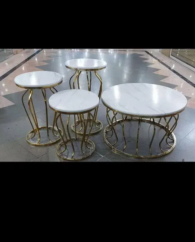 ۳عدد عسلی در حد نو،نو،به همراه میز وسط رنگ ثابت|مبلمان خانگی و میز عسلی|تهران, مینای شمالی (مخبر)|دیوار