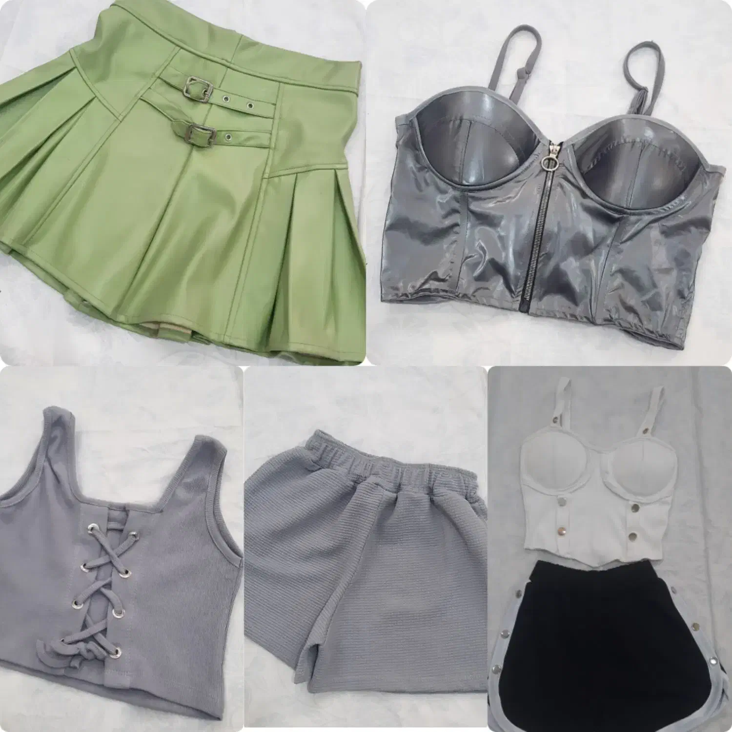 تاپ کراپ نیمتنه دامن کوتاه چرم زنانه|لباس|مشهد, حسابی جنوبی (شهرک غرب)|دیوار