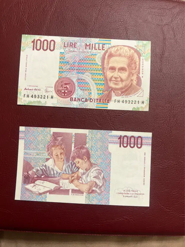 اسکناس ۱۰۰۰ لیر کشور ایتالیا کمیاب|کلکسیون سکه، تمبر، اسکناس|اراک, |دیوار