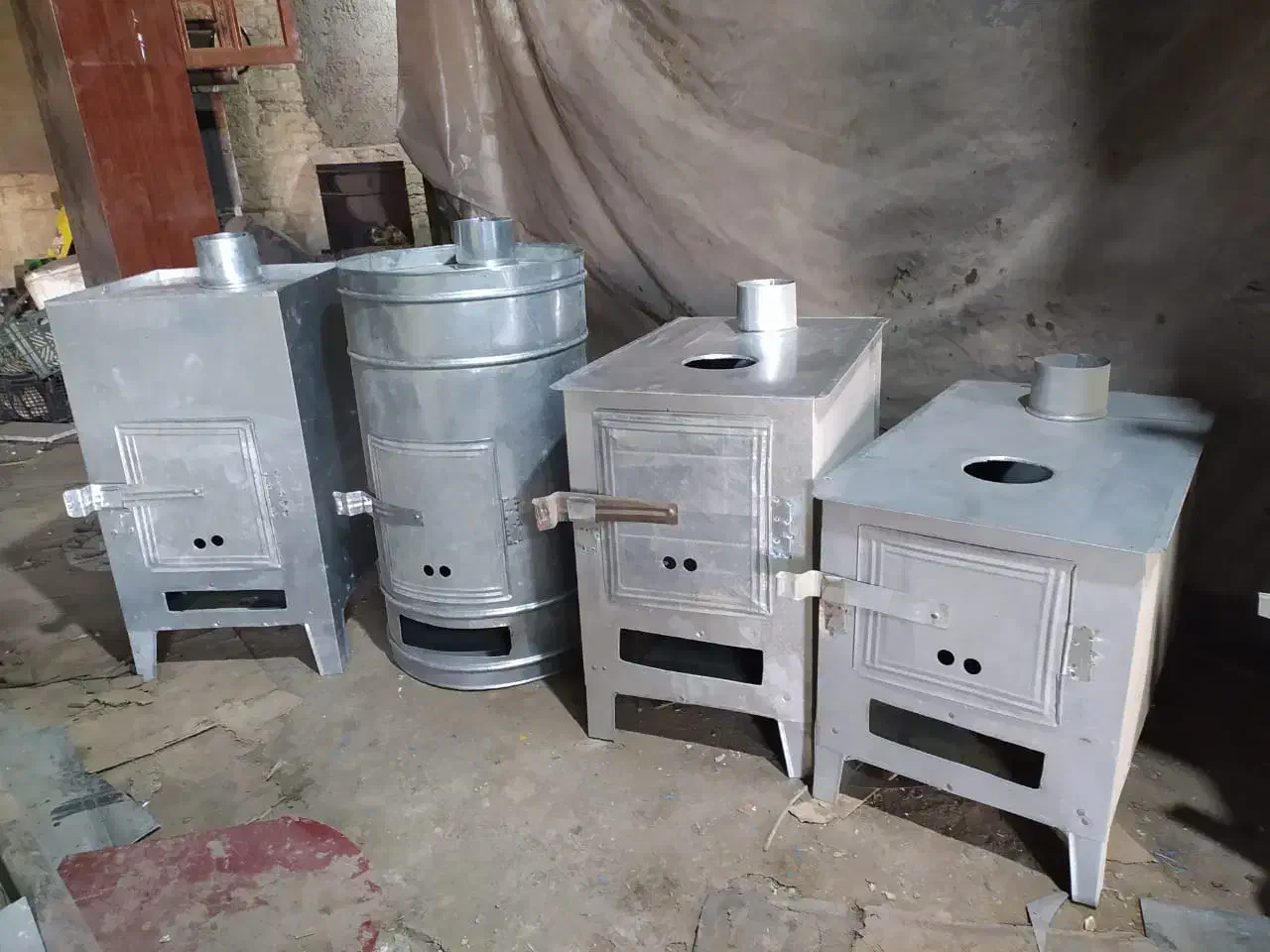 کارگاه تولید لوله بخاری و بخاری هیزمی|بخاری، هیتر، شومینه|لردگان, |دیوار