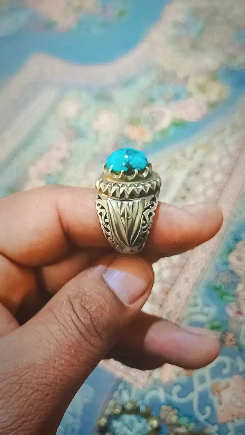 انگشتر فیروزه|جواهرات|اسحاق آباد, |دیوار