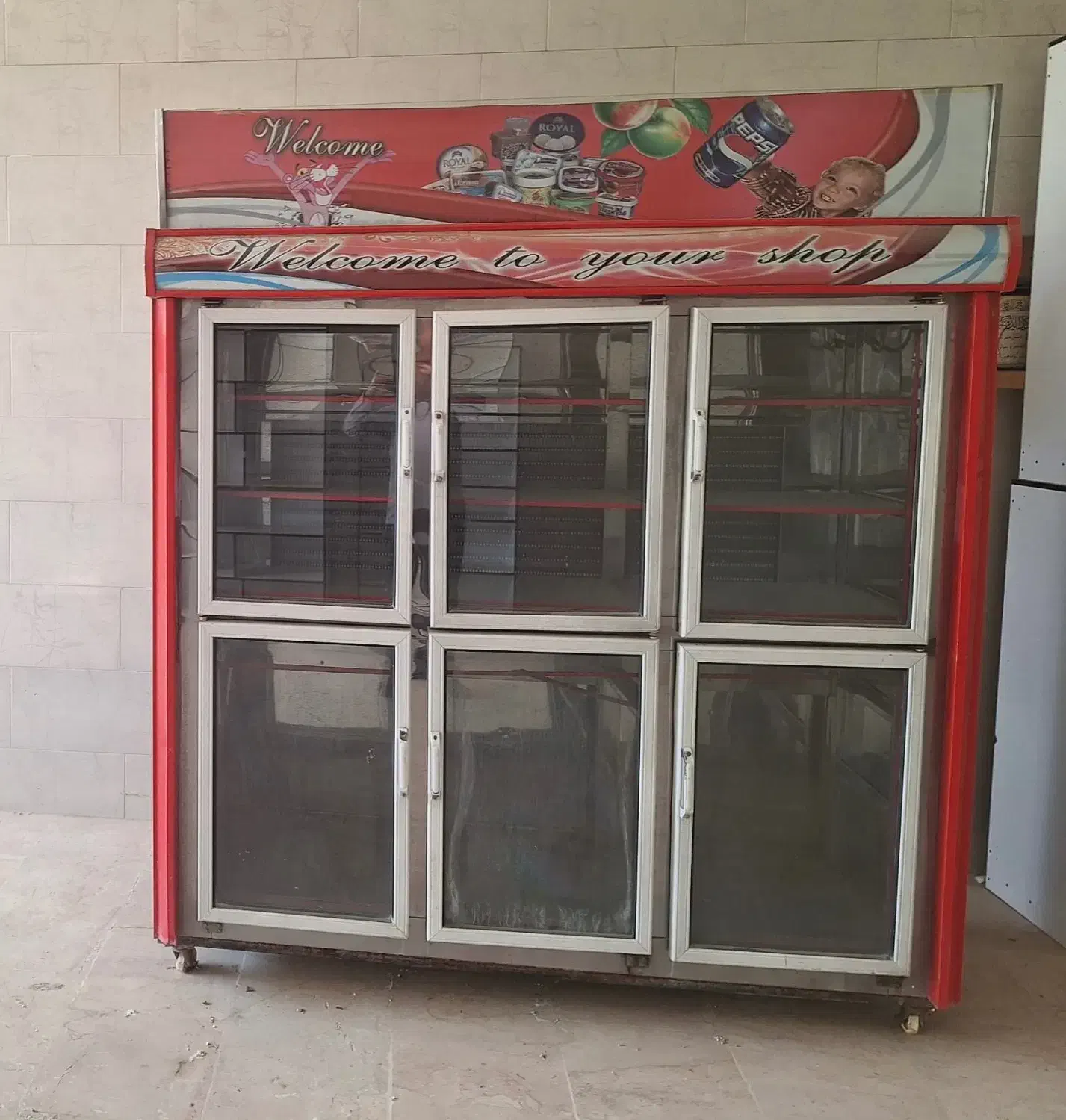 یخچال ویترینی شش در|فروشگاه و مغازه|تفرش, |دیوار