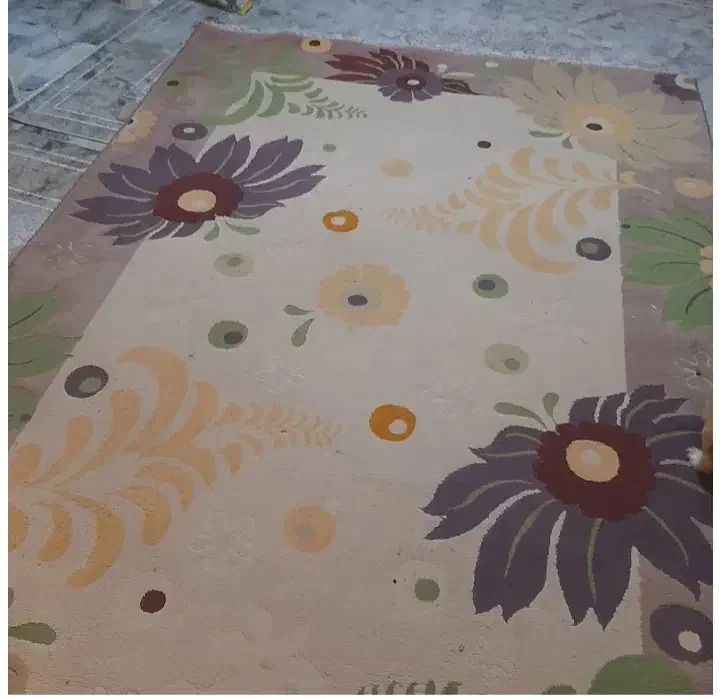 فرش کرمی دوعدد۶متری یک عددفانتزی|فرش|کرج, حصارک بالا|دیوار