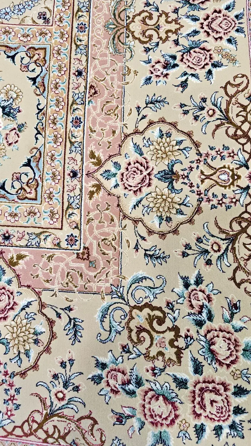 فرش ابریشم گلستان پادشاه کرمی|فرش|تبریز, |دیوار