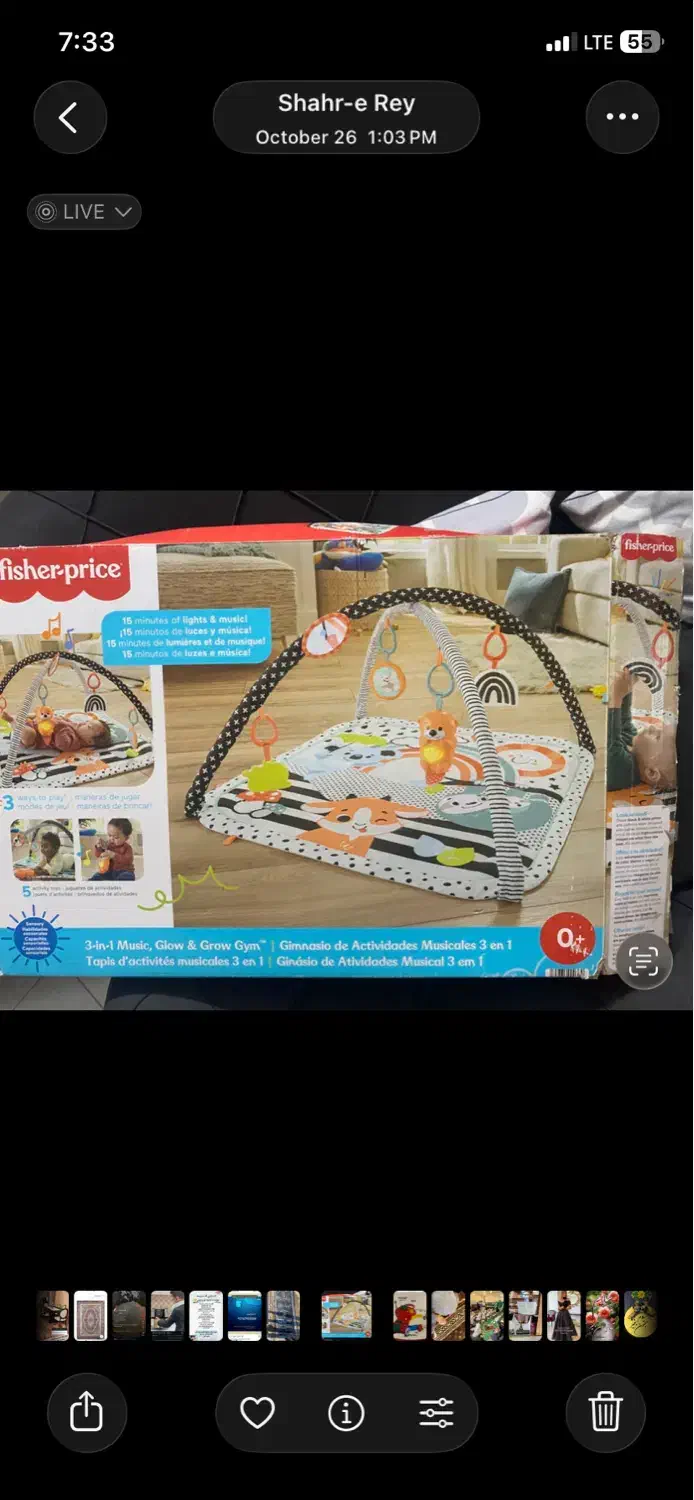 تشک بازی کودک و واکر نو|اسباب و اثاث بچه|ری, دولت‌آباد|دیوار