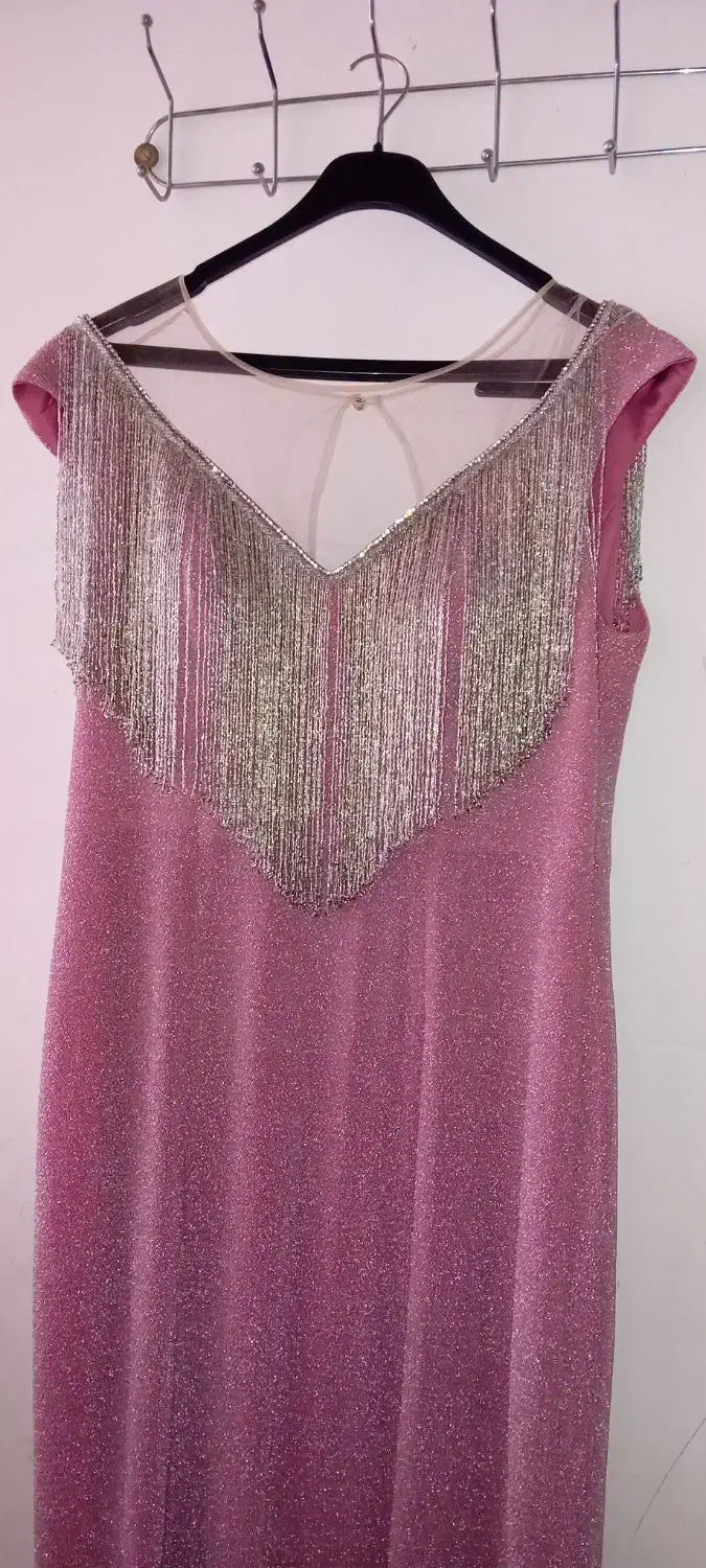 لباس مجلسی ماکسی نو لمه ترک شاین دار|لباس|قم, باجک یک|دیوار