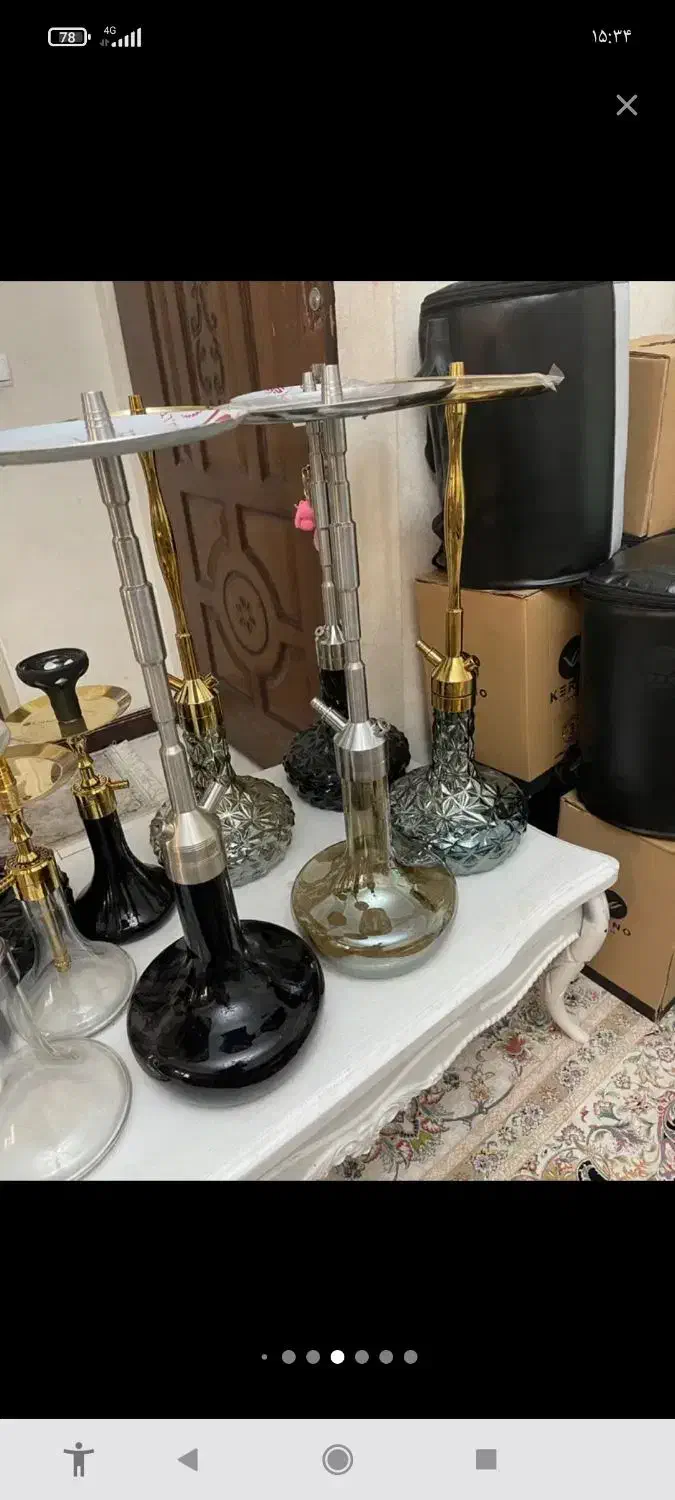 کرنو اصلی با ضمانت قلیان برنجی|کلکسیون و سرگرمی|تهران, مشیریه|دیوار